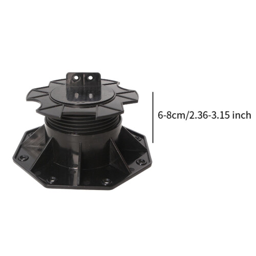 Adjustable Deck Support Practical Deck Foundation Base Support for Pip 1