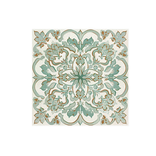10x Square Vintage Floral Pattern Tile Stickers for Laundry Cupboard K 2