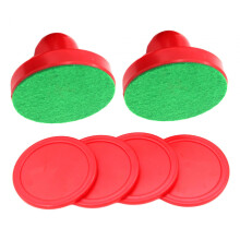 Air Hockey Pushers and Air Hockey Pucks Goal Handles Paddles for Game