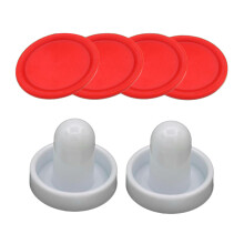 Air Hockey Paddles Accessories 2x Air Hockey Pushers and 4x Air Hockey