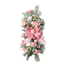 Christmas Swag Easy to Hang with Bow Front Door Swag for Wedding Garde