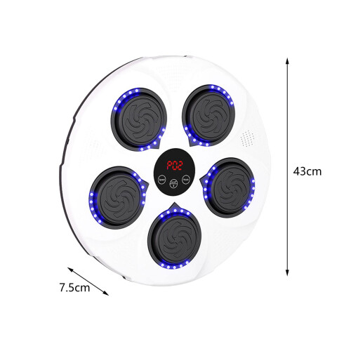 Music Boxing Machine Electronic Workout Exercise Punch Force Tester Re 1