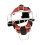 Baseball Catcher Helmet Softball Helmet Wide Vision Head Protector Red 1