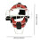 Baseball Catcher Helmet Softball Helmet Wide Vision Head Protector Red 2