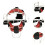 Baseball Catcher Helmet Softball Helmet Wide Vision Head Protector Red 3