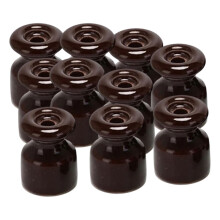 10x Porcelain Insulators Electrical Accessories for Wall Wiring Twiste