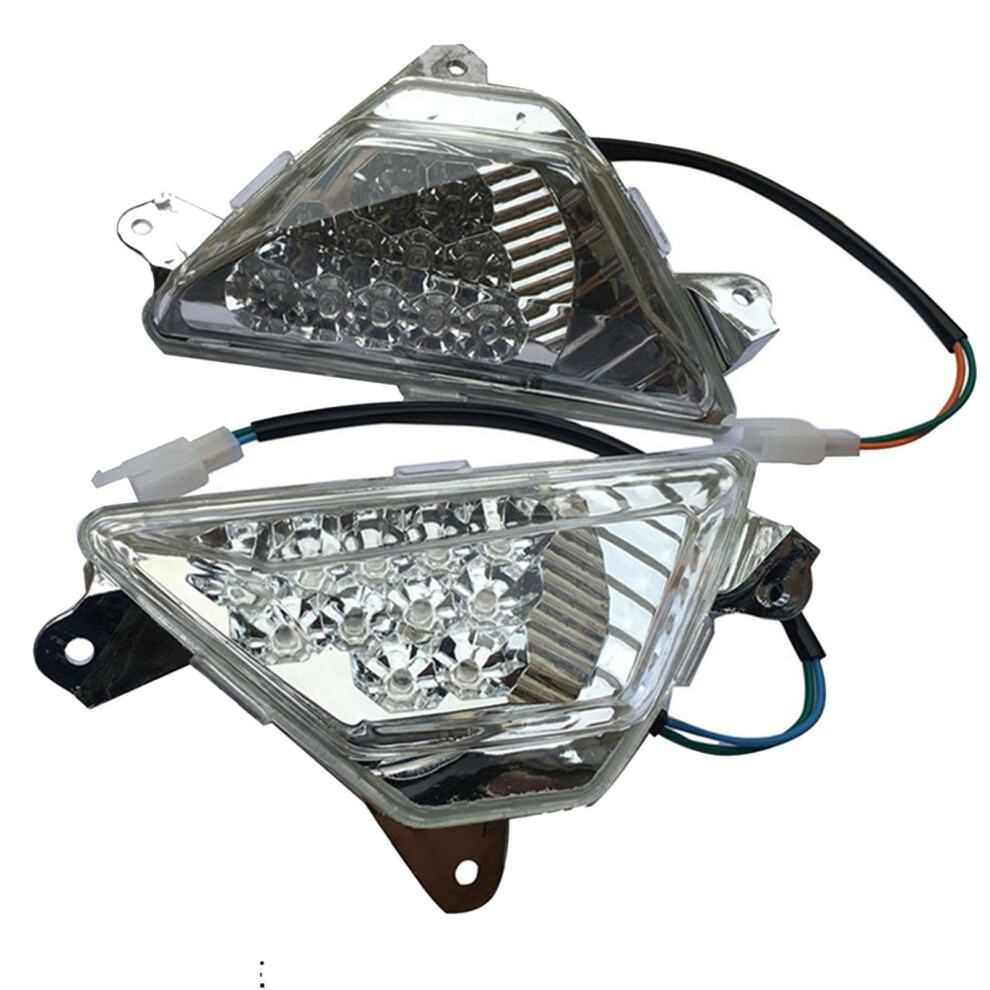 2X Motorcycle Led Turn Signal Indicator Lights For Kawasaki Ninja Left 6902695760150