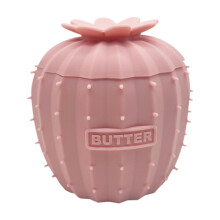 Butter Crock Cactus Shape Silicone Butter Dish for Cafe Restaurant Hou