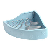 Rabbit Litter Box Bedpan Ceramic Pet Toilet for Chinchilla Guinea Pig
