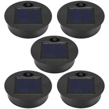 Paquete de 5 Piezas de Luz Solar de Repuesto (TamañO Superior 2,76 Pulgadas, TamañO Inferior 2,36 Pulgadas), LED CáLido de 7 LúMenes Resistente