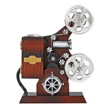 Retro Projetor de Filme Antigo Modelo de Caixa de MúSica para DecoraçãO de Casa Sala de Estar Arte Presente