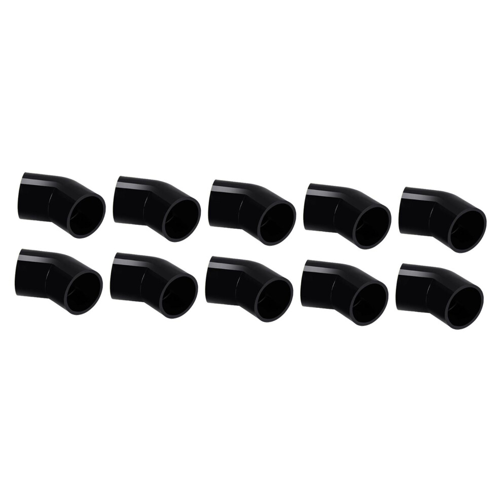 10X Pvc Pipe Fittings 45 Degree Elbow Bend Adapters For Greenhouse Diy 6902696240262