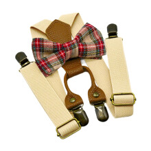 Kids Suspender and Bow Tie Tuxedo Suspender for Boys Girls Children Tr