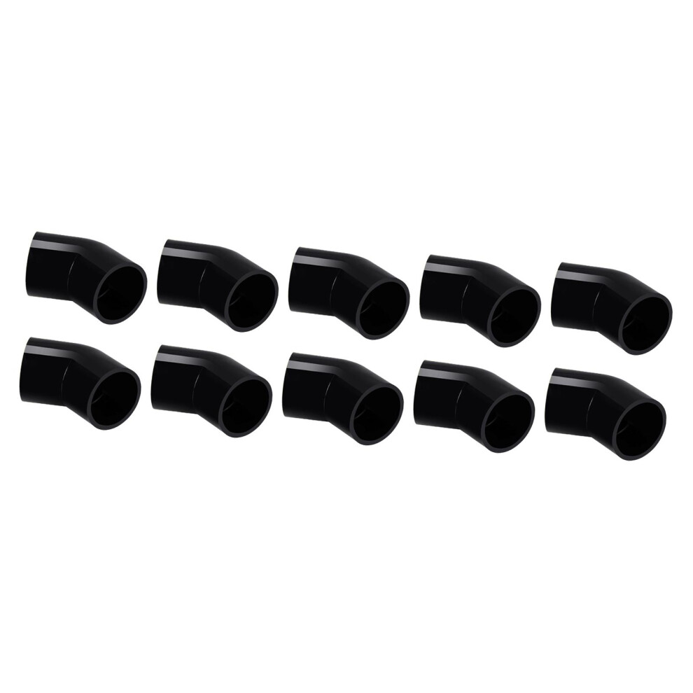 10X Pvc Pipe Fittings 45 Degree Elbow Bend Adapters For Greenhouse Diy 6902696486219