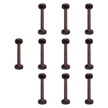 10 Pieces Wooden Spools Empty Spool for Jewelry Chain Wrapping Wood Pr