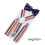 Kids Suspender Bow Tie Set Y Shape Adjustable Braces for Jeans Wedding 2