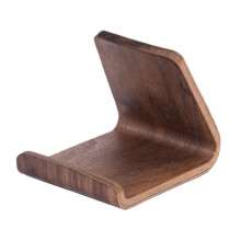 Wood Mobile Phone Holder Stand Compact Phone Bracket for Office Home B