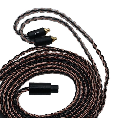 8 Core Earphone Cable 3.9ft Sturdy Easy to Use Replacement for IE200 3 2