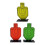 3x Small target Professional Hunting Training Stainless Steel Train ta 1