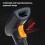 USB-kabelgebundener Barcode-Scanner 1D/2D mit Stand Schwarz 3
