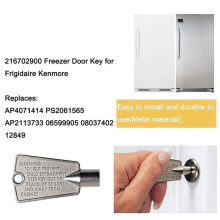 2Pcs Freezer Door Key for 216702900 AP4071414 PS2061565 AP2113733 AP4301346 PS1991481 06599905