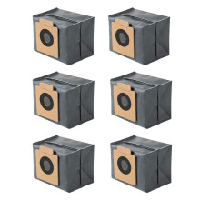 6PCS Dust Bags for  Clean X8 Pro Robot Vacuum Cleaner Auto-Empty Station Replacement