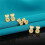 3-Pairs Earring Backs,Earring Backs Lifter for Heavy Earrings, Adjustable Hypoallergenic Secure Earring Backs(Gold) 2