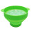 Popcorn Microwave Silicone Foldable Kitchen Easy Tools DIY Popcorn Bucket Bowl Maker with Lid,Green 1