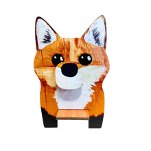 2 Pezzi Puzzle in LEGNO Porta Occhiali da Vista Animale Espositore per Occhiali da Sole Home Office Desktop Animale Decorazione Natalizia Regalo A