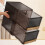 Stackable Storage Bins with Drawers Lids,Plastic White Closet Organizers and Storage,Clear Flip Door for Clothes Storage 5