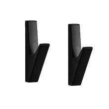 Matte Wall Hooks Bathroom Accessories Coat Hooks Towel Hook for Key Hat Bag Home Decorative Hook Black