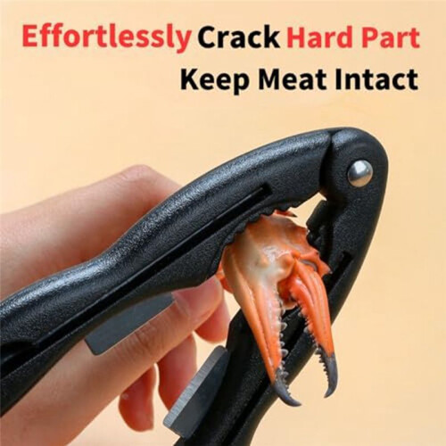2PCS Crab Crackers and Tool Multifunctional Crab Leg Cracker Efficient Lobster Crackers Sturdy Seafood Crackers and Tool 1