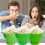 Popcorn Microwave Silicone Foldable Kitchen Easy Tools DIY Popcorn Bucket Bowl Maker with Lid,Green 5