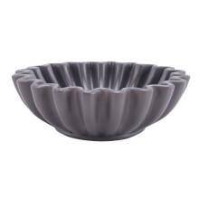 Ciotola Decorativa con Volant Scanalati - Accenti di Decorazioni per la Casa per il Soggiorno Tavolino da Caffè, Libreria e Console Piccola-B