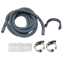 4 StüCk Waschmaschine Abflussrohrschlauch, Waschmaschine Abflussschlauch zum Waschen Von Abflussrohren, mit U-FöRmigem Halter, 5 Fuß Lang