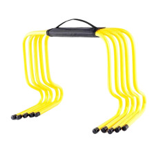 5 Pieces Agility Hurdles Yellow Speed Hurdles for Basketball Sports Fo