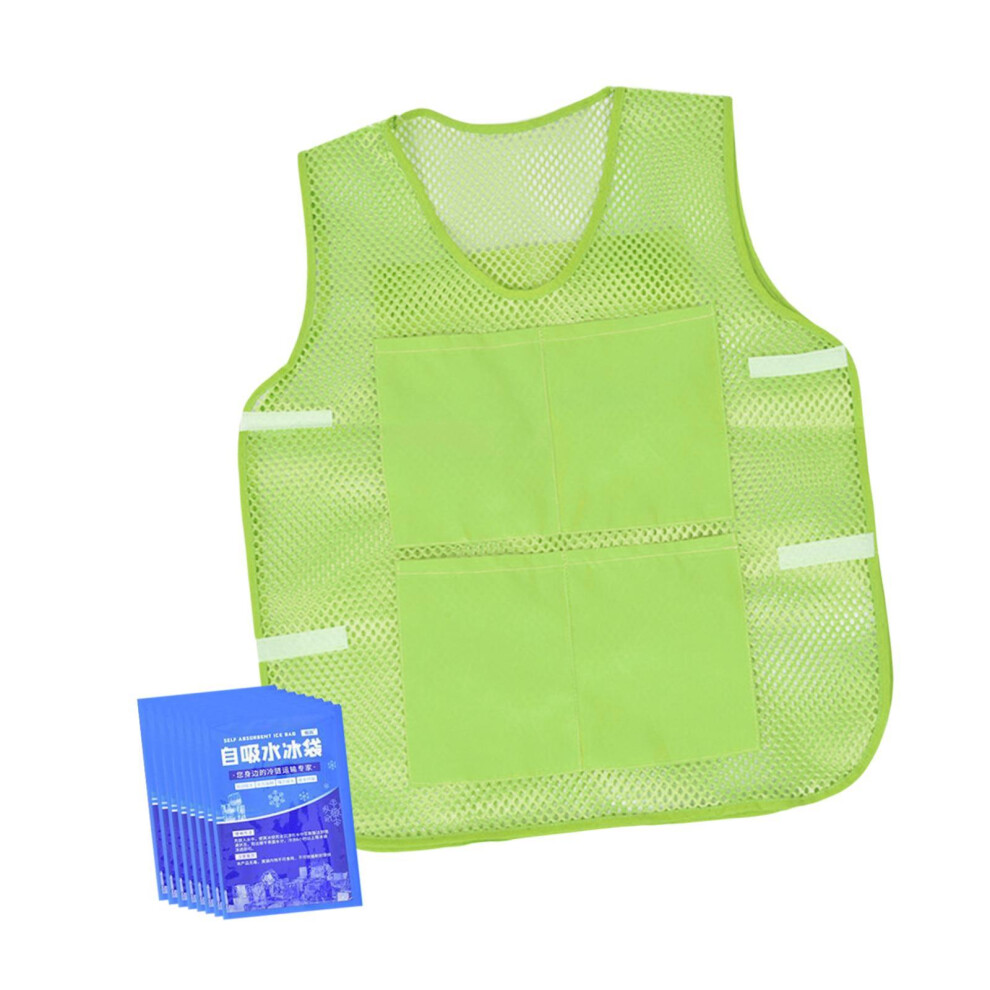 Summer Cooling Vest With 8 Ice Packs For Hot Weather Working Fishing C 6902696557476