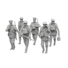6x Soldier Models Decoration Miniature Figurines for Sand Table Hobby