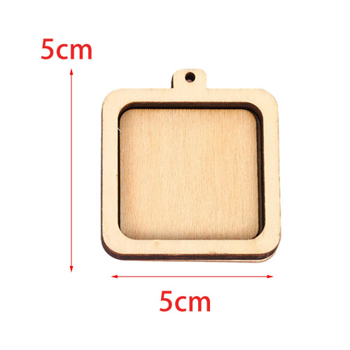 10x Mini Embroidery Hoops Display Frame for Pendant Festivals Decorati 1