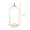 2 Pieces Lamp Shade Harp Holder E26 Light Fitting Harps for Table/Floo 2