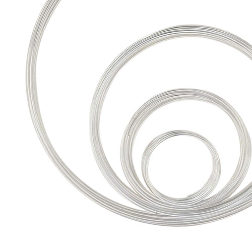 Memory Wire Multiple Loops Thin 0.6mm Beading Wire for Art Necklace Ha 2