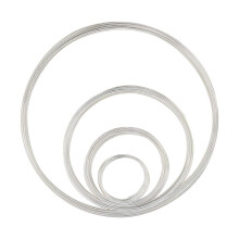Memory Wire Multiple Loops Thin 0.6mm Beading Wire for Art Necklace Ha