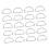 20x D Ring Buckles Supplies Multifunctional Hardware for Backpack Bags 1