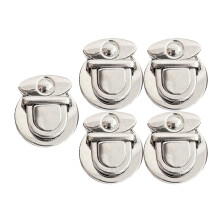 5 Pieces Tuck Lock Clasp Bag Lock for Purse for Wallets Leather Handba