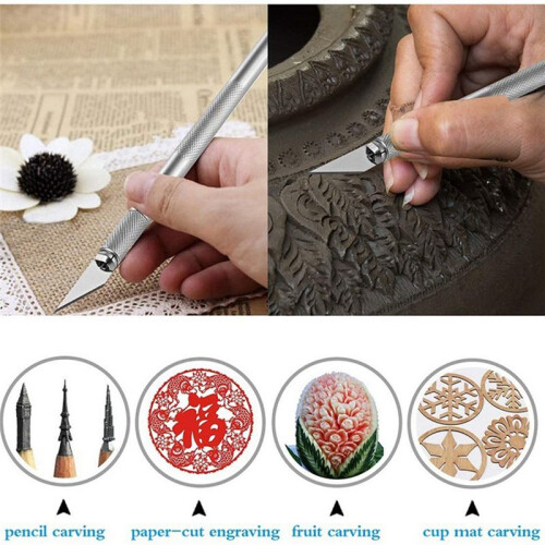 18Pc Basic  Vinyl Weeding Tools Set DIY Sewing Stitching Punch Carving Kit Silhouette Cameos Lettering Tool 2
