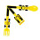 Children'S Tableware Three Sets Cutlery Set Dinneractive Car Bulldozer Fork Spade 6