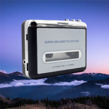 Lettore di Cassette Convertitore Portatile da Cassetta USB A MP3 Cassetta Audio con Auricolari