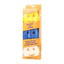 3 ST Dish Scrubber Repfri Rengöringssvampar Kök Badrum Multi-Surface Dubbelsidiga Disksvampar för Skurning,A