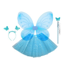 Fairy Costume for Girls Kids Staff Butterfly Costume for Birthday Part