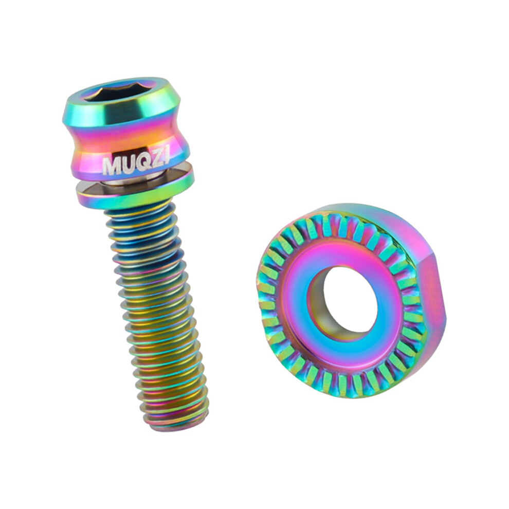 Bike Front Derailleur Bolt With Gasket For Mountain Bike Cycling Acces 6902695643767